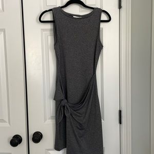 Club Monaco heather gray wrap dress; sleeveless; size XS